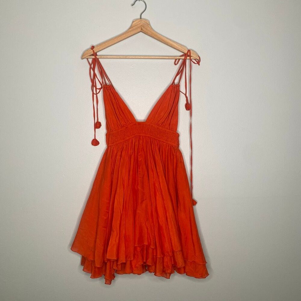 INDAH Clothing 100% Silk Mini Dress | Size M